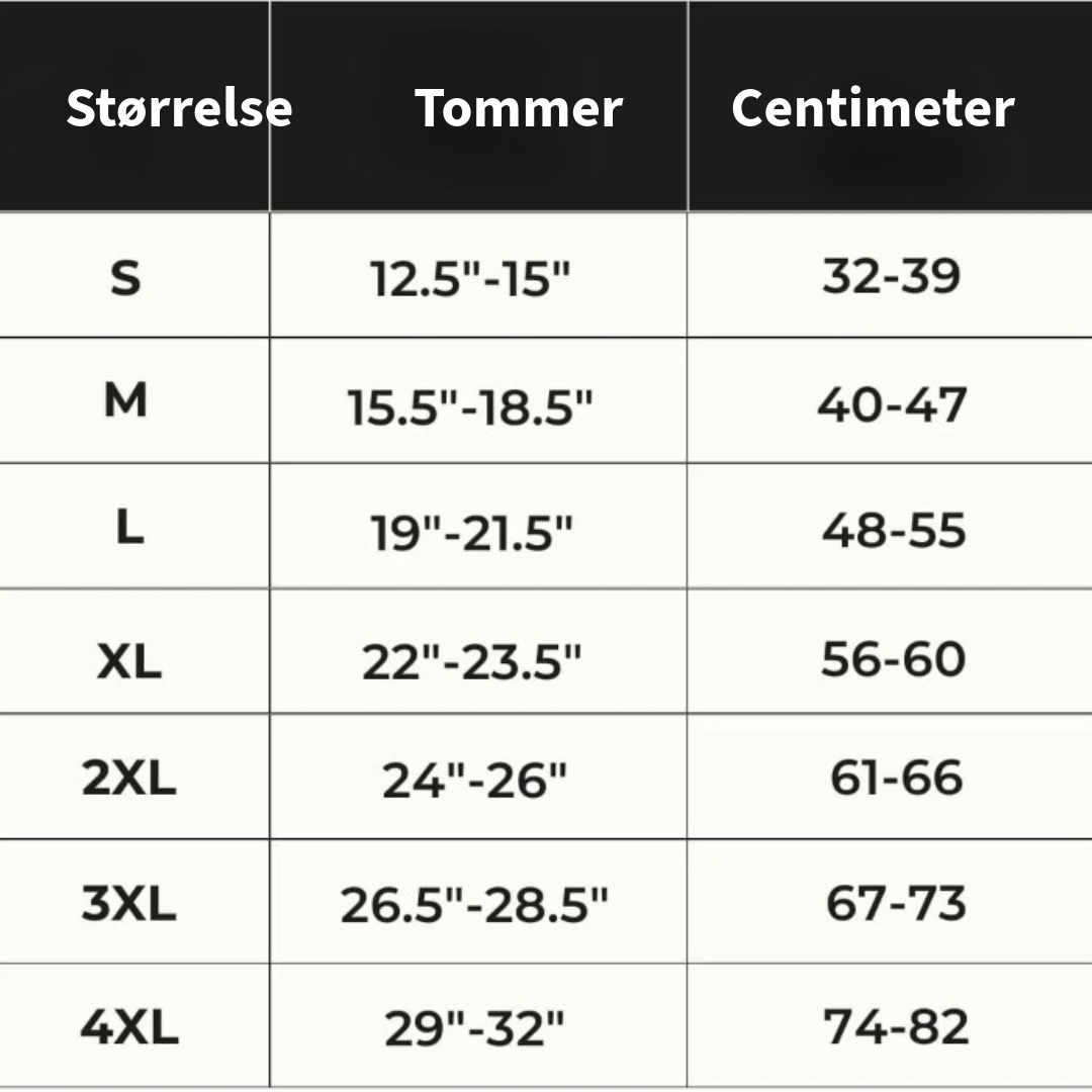 Komfortabel knestøtte