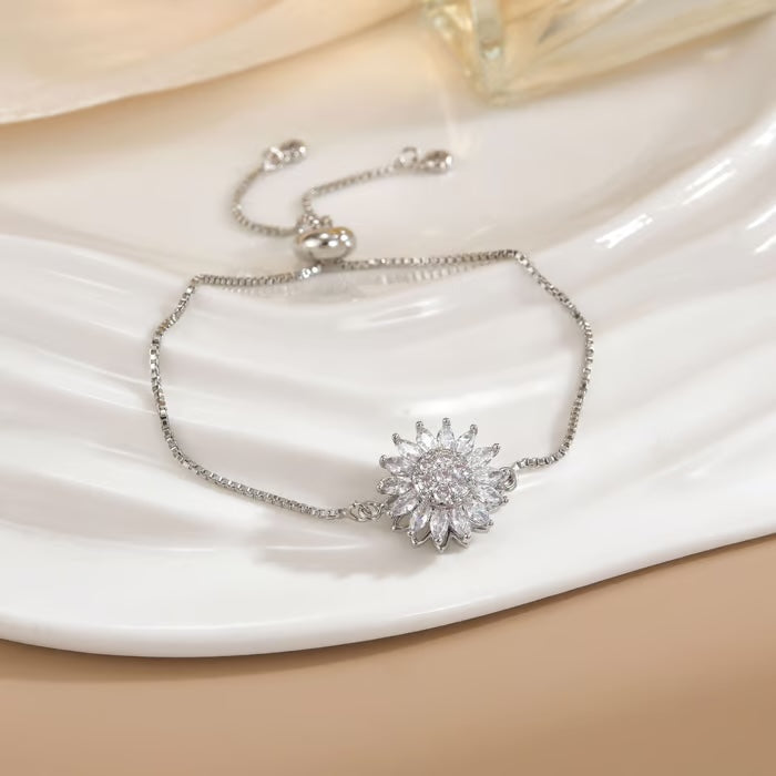 Luksuriøst Solsikke-armbånd