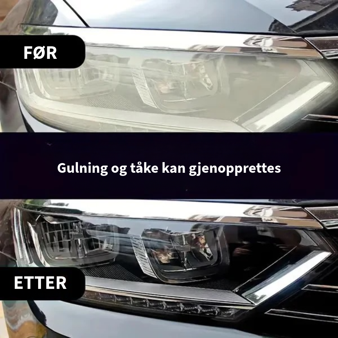 Autolak Frontlykter Restaureringssett