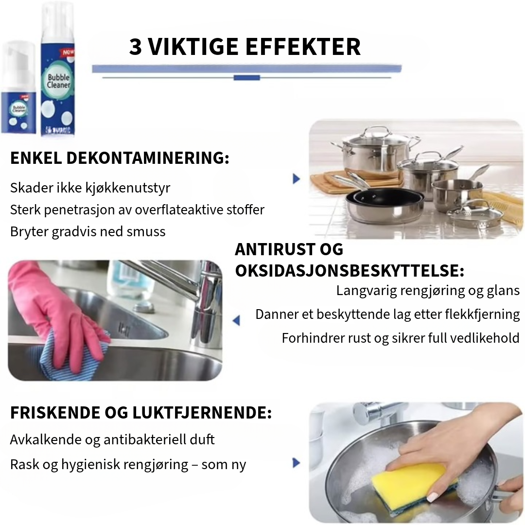 Magisk alt-rengjøringsmiddel