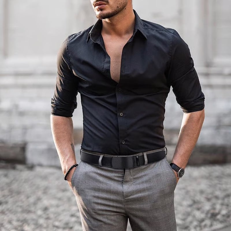 Luksuriøst lær-ratbelte