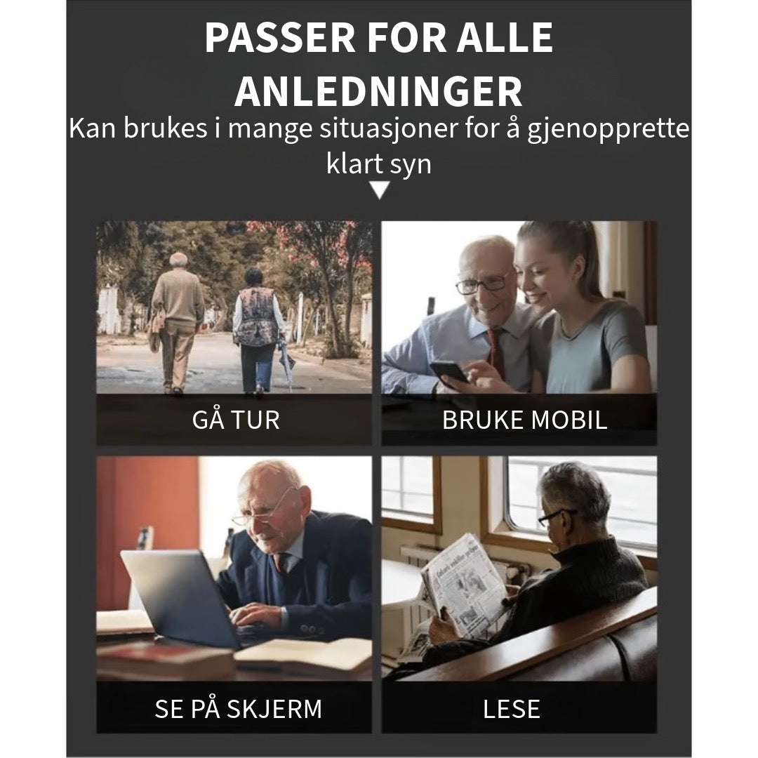 Automatisk Mørktonende Multifokale Lesebriller