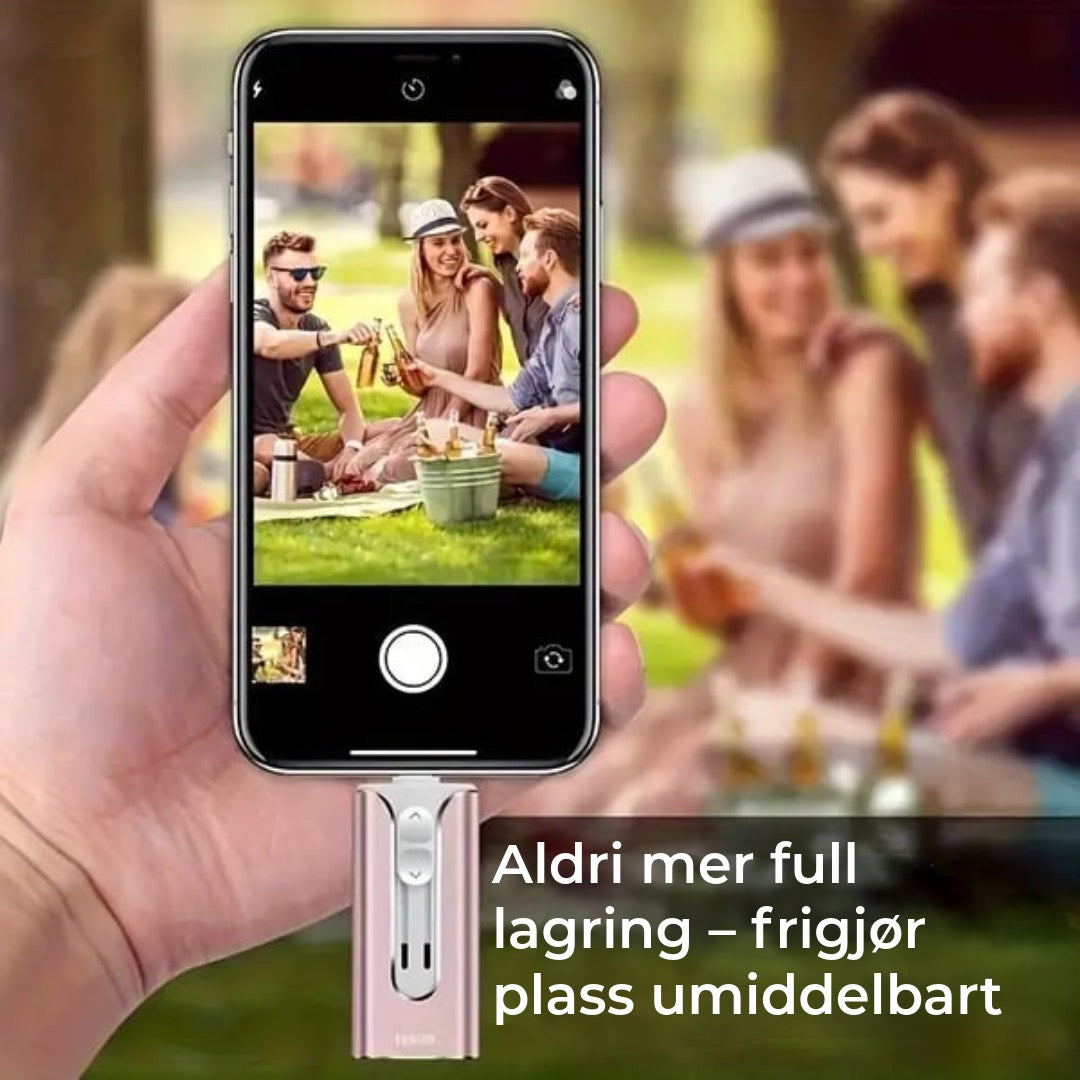 Profesjonell Flash Drive med USB-C-adapter