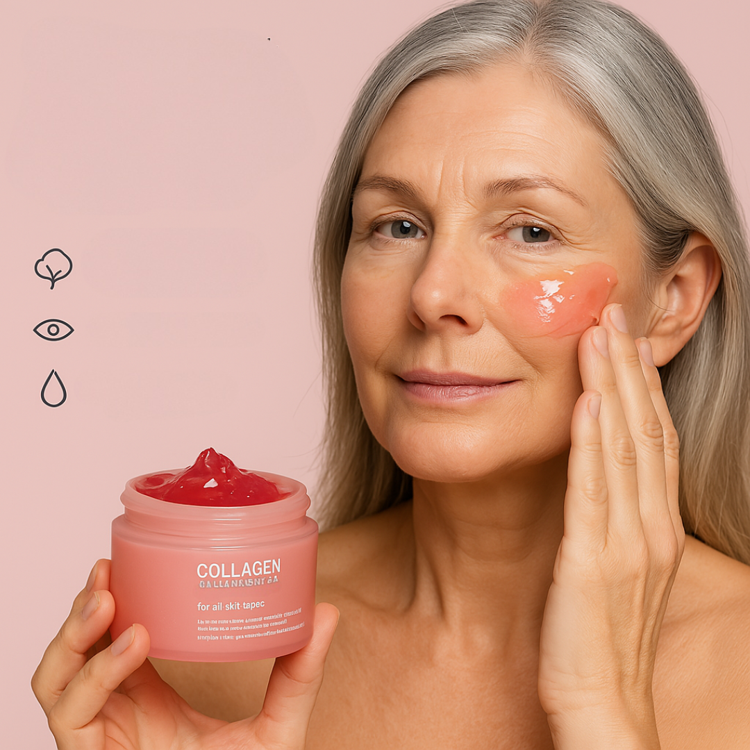 Kollagen ansiktsmaske