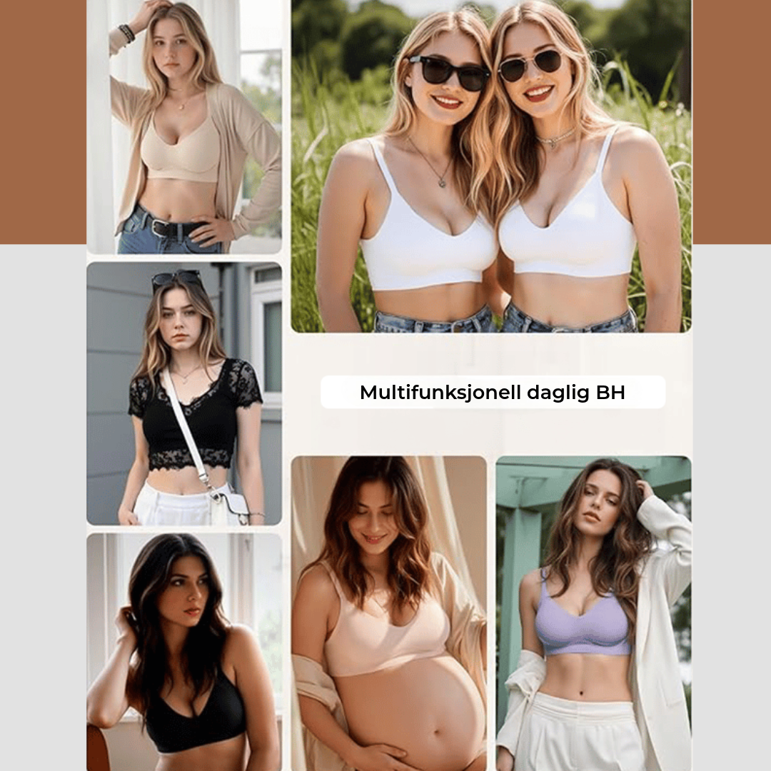 Sømløs BH uten bøyle