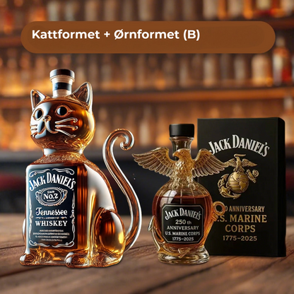 Dyreformet Whiskeyflaske