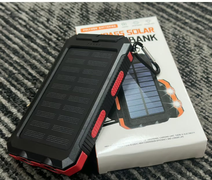 Vannbestandig Powerbank med Solenergi