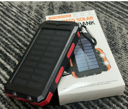 Vannbestandig Powerbank med Solenergi