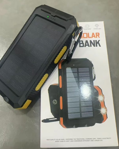 Vannbestandig Powerbank med Solenergi