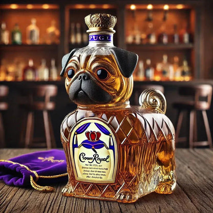 Dyreformet Whiskeyflaske