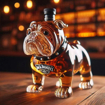 Dyreformet Whiskeyflaske