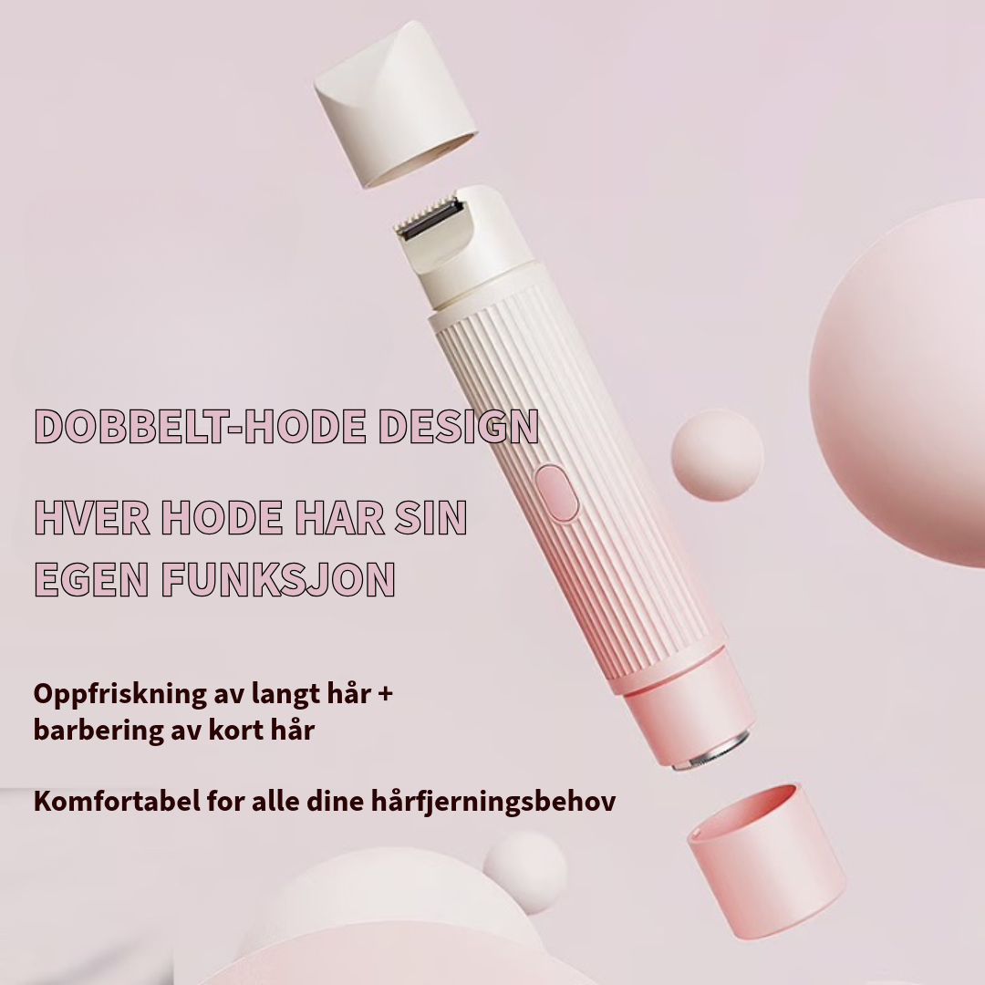 Komfortabel 2-i-1 Barbermaskin for Damer