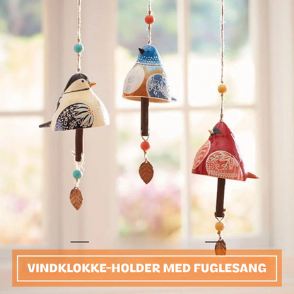 Vindklokke-holder med fuglesang