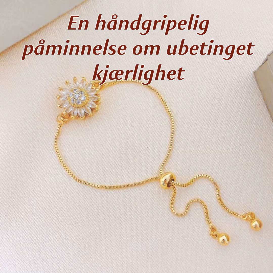 Luksuriøst Solsikke-armbånd