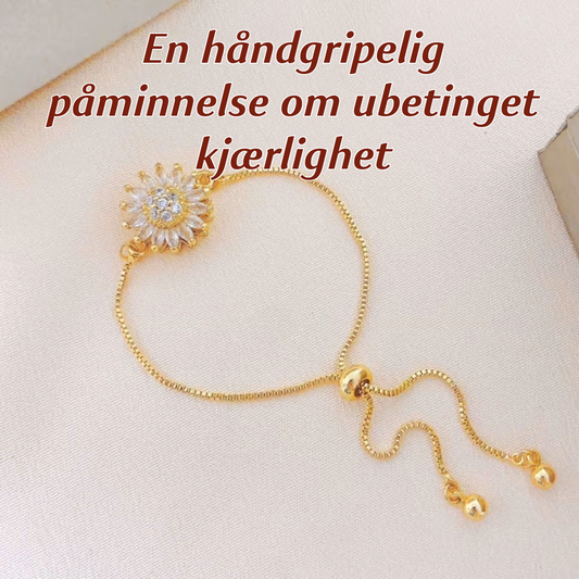 Luksuriøst Solsikke-armbånd