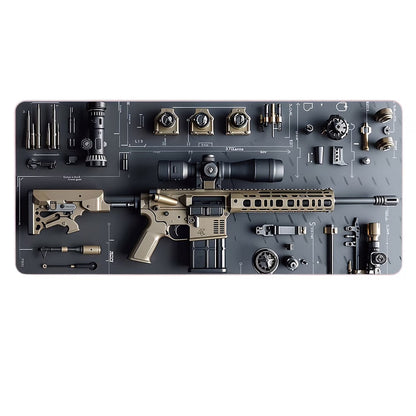3D militær skrivebordsmatte