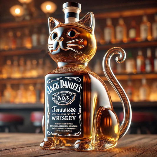 Dyreformet Whiskeyflaske