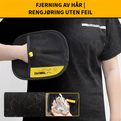 Elektrostatisk hårfjerningshanske