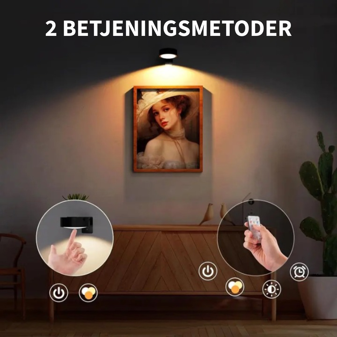Magnetisk trådløs lampe