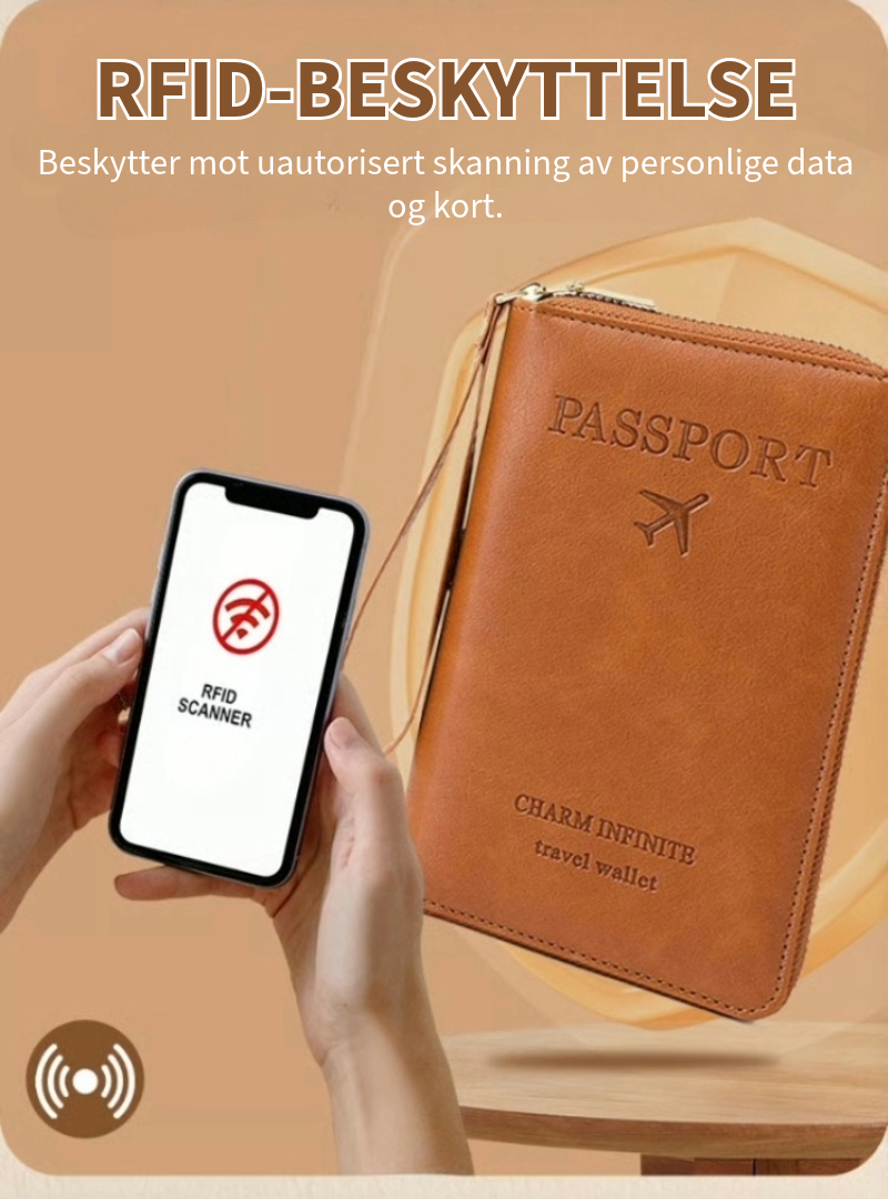 RFID-Passport Lommebok