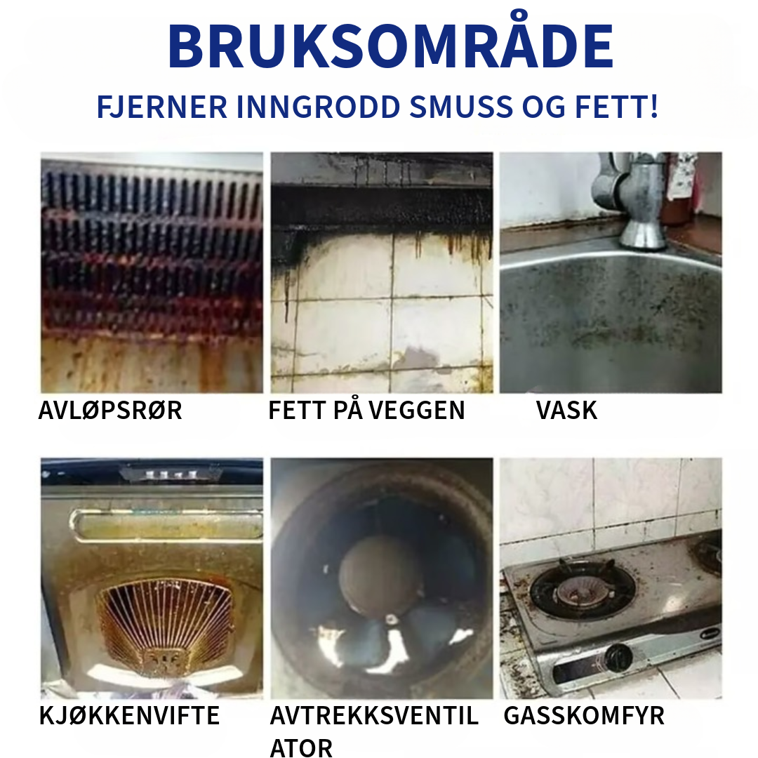 Magisk alt-rengjøringsmiddel