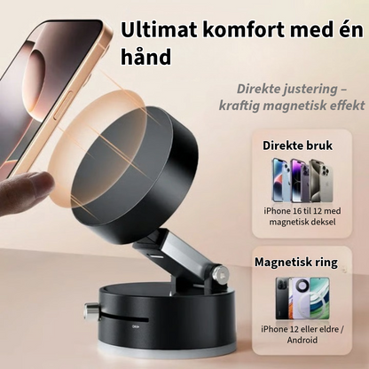 Vakuum Telefonholder med Sugpropp