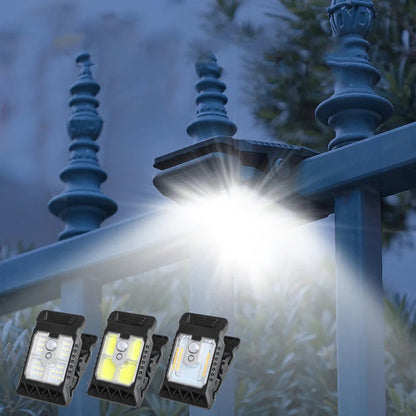 Sol-Clip-Lampe med Bevegelsessensor
