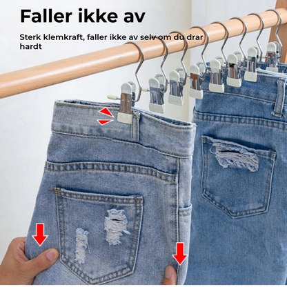 Smart plassbesparende klesklype
