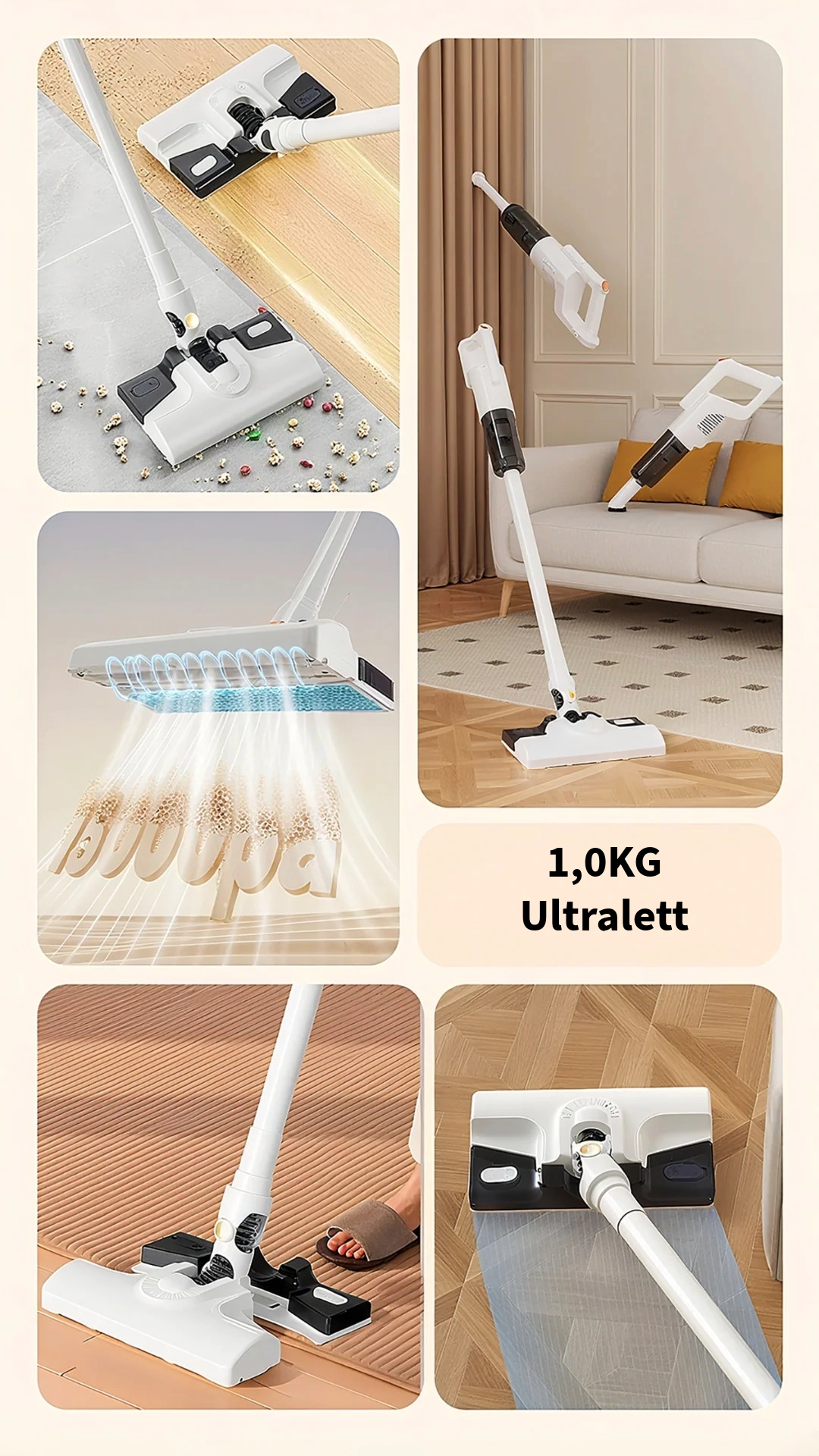 3-i-1 Smart Støvsuger