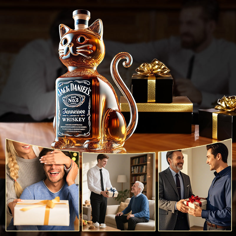 Dyreformet Whiskeyflaske