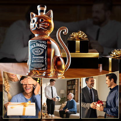 Dyreformet Whiskeyflaske