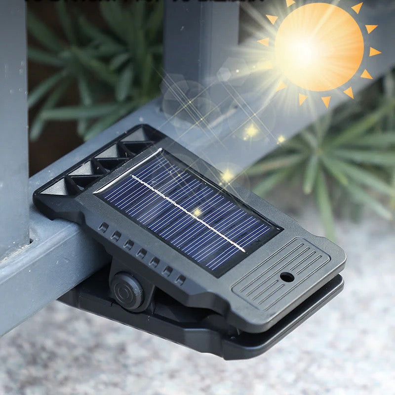 Sol-Clip-Lampe med Bevegelsessensor