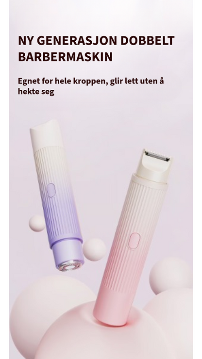 Komfortabel 2-i-1 Barbermaskin for Damer