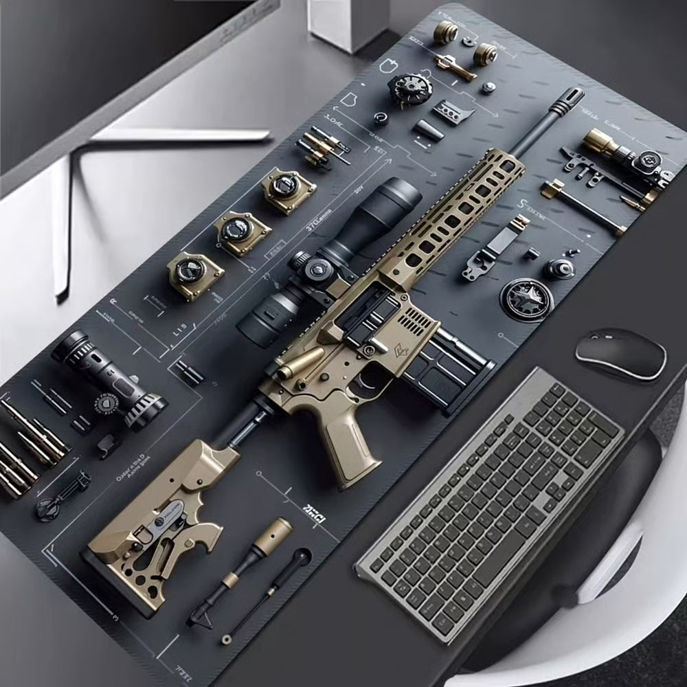 3D militær skrivebordsmatte