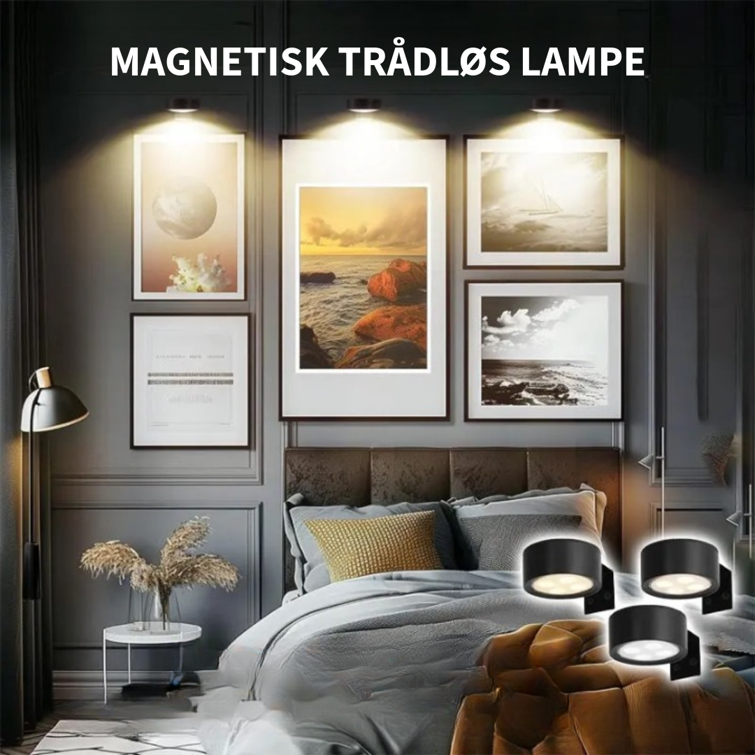 Magnetisk trådløs lampe