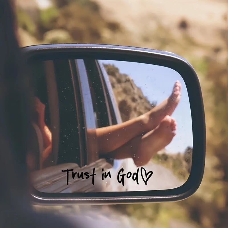 Trust in God Bakspeil Klistremerke