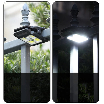 Sol-Clip-Lampe med Bevegelsessensor