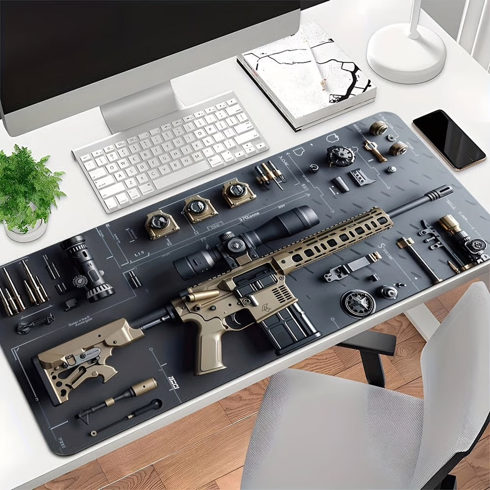 3D militær skrivebordsmatte