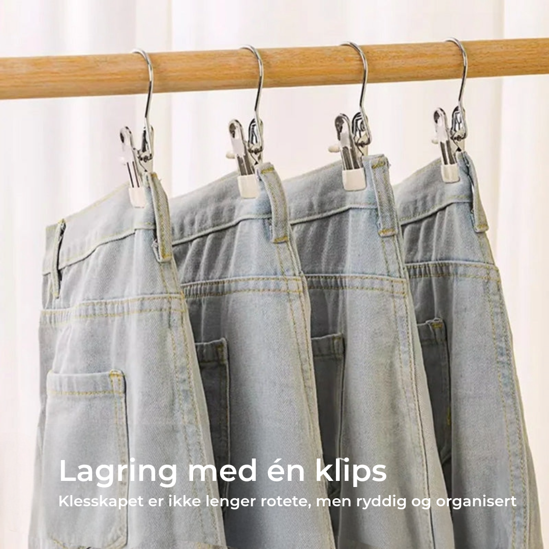 Smart plassbesparende klesklype