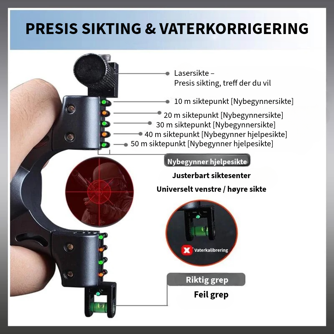 Profesjonell laser-sprettert