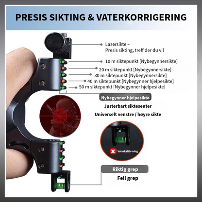 Profesjonell laser-sprettert