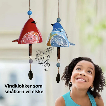 Vindklokke-holder med fuglesang