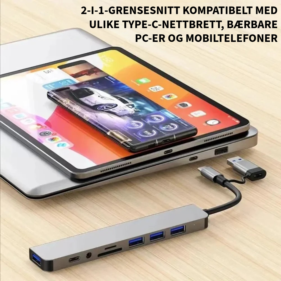 8-i-2 USB-hub
