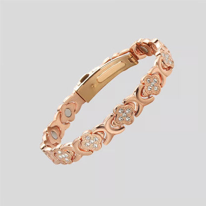 Kobber Blomsterarmbånd