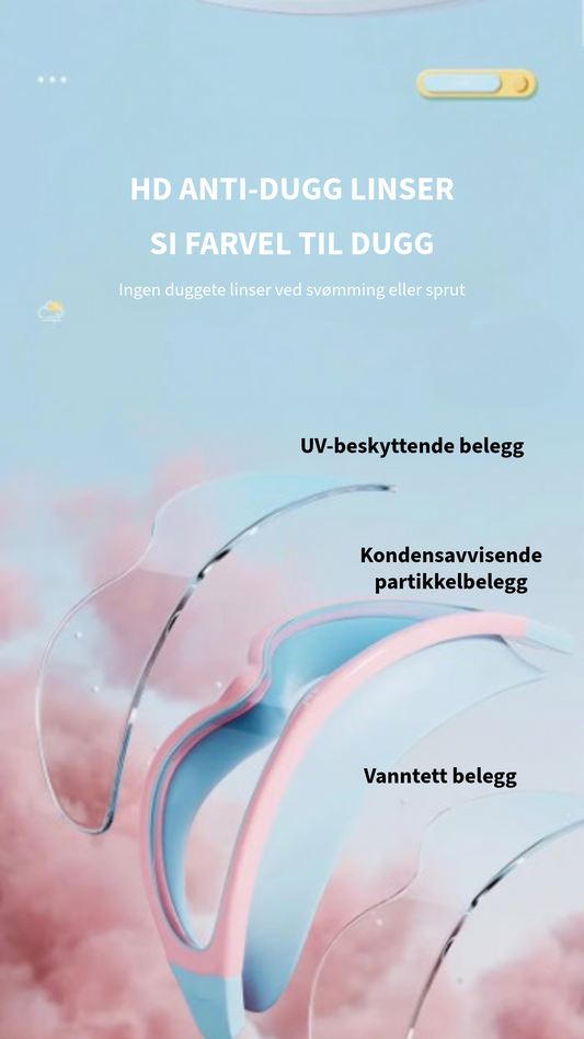 HD Anti-Dugg Svømmebriller