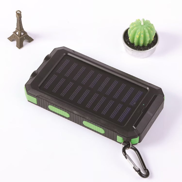 Vannbestandig Powerbank med Solenergi
