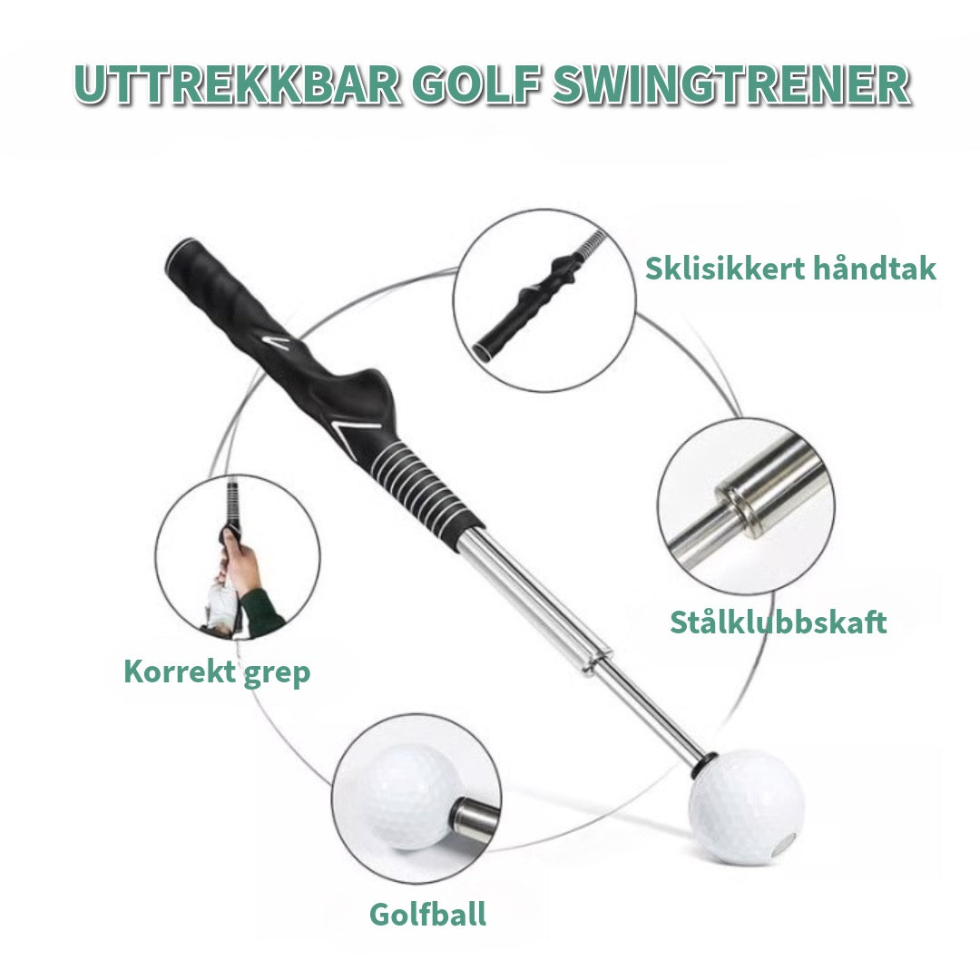 Teleskopisk Kølle, Uttrekkbart Golf Treningsverktøy