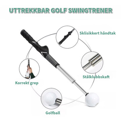 Teleskopisk Kølle, Uttrekkbart Golf Treningsverktøy