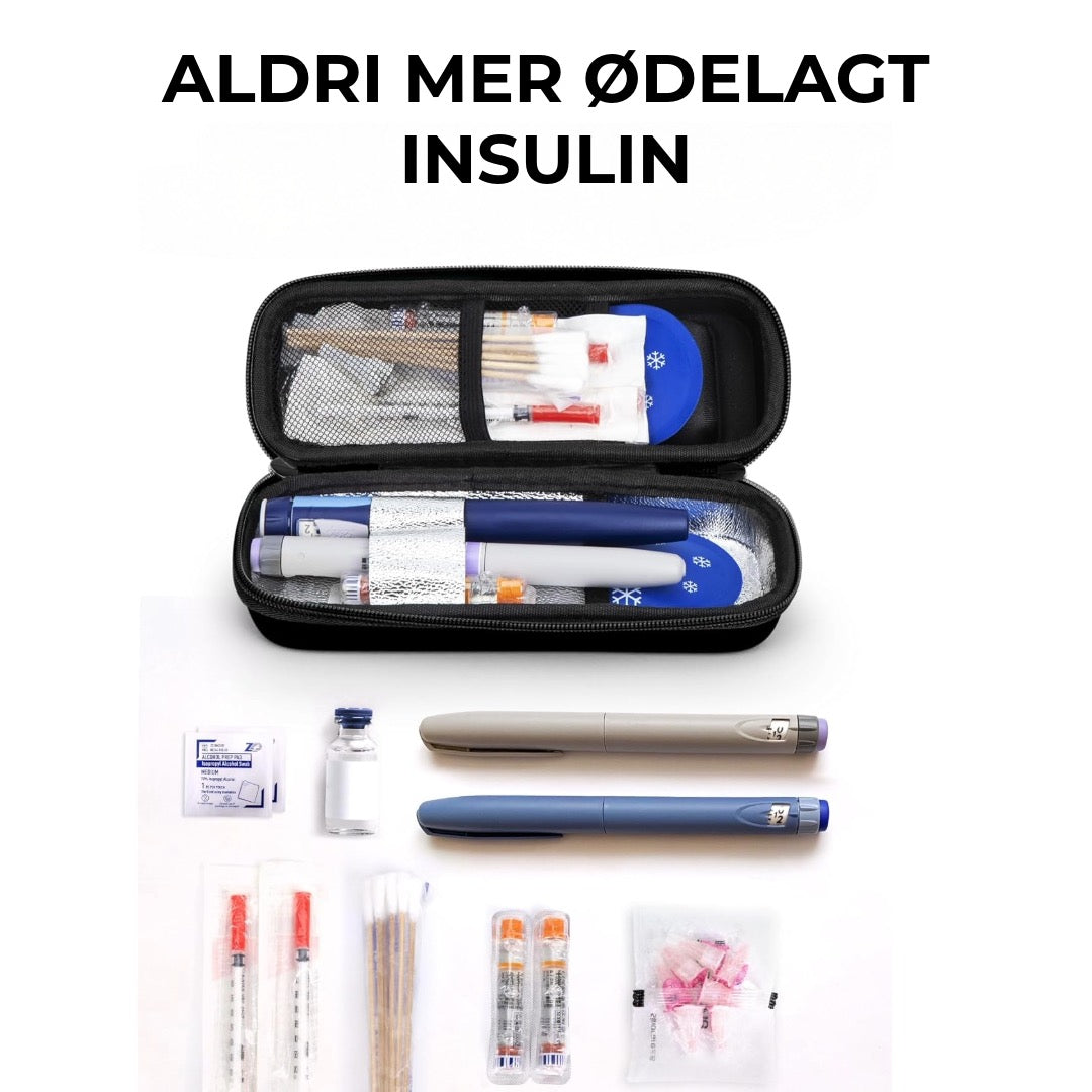 Insulinkjølebag med temperaturvisning