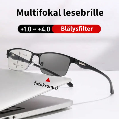 Automatisk Mørktonende Multifokale Lesebriller